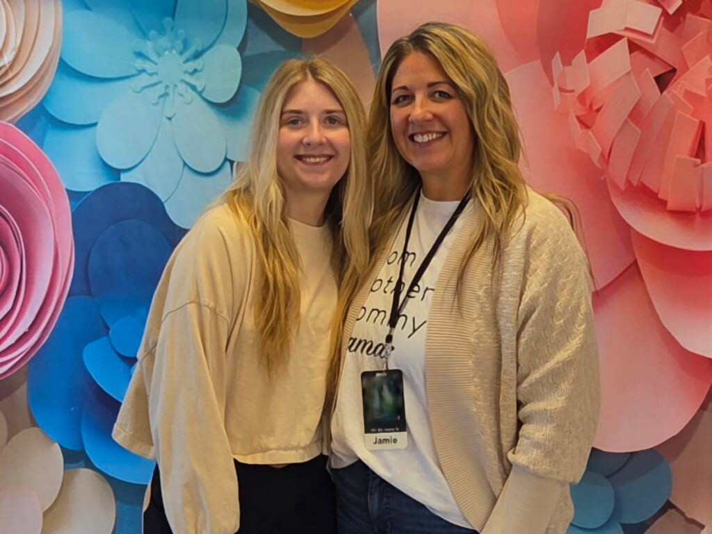 Photo of founder Jamie & daughter Leiah 2026